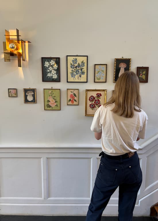 Exposition de mon travail dans l'hôtel Les Sorbiers à Hastière